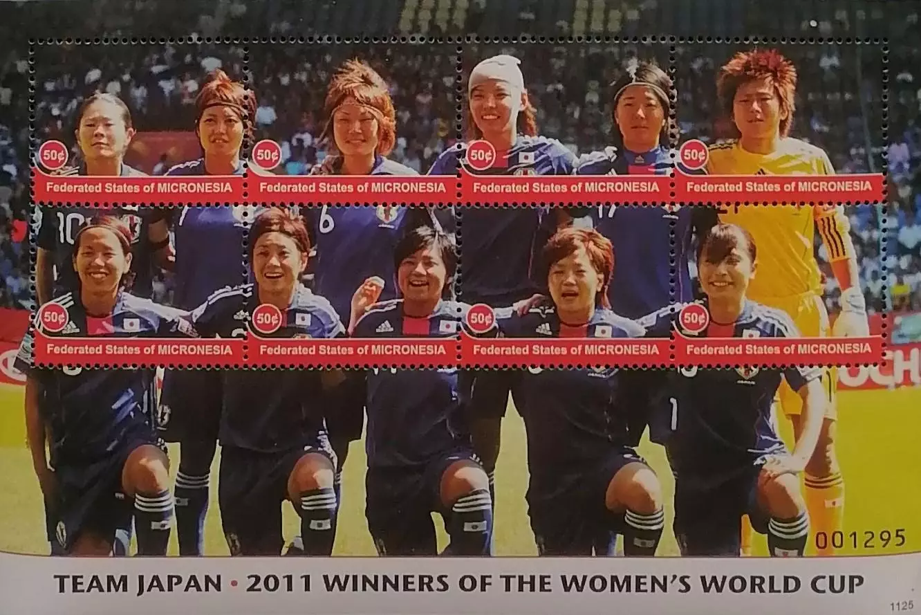 Микронезия 2011. ЧМ по футболу среди женщин. Германия 2011. Сборная Япония.