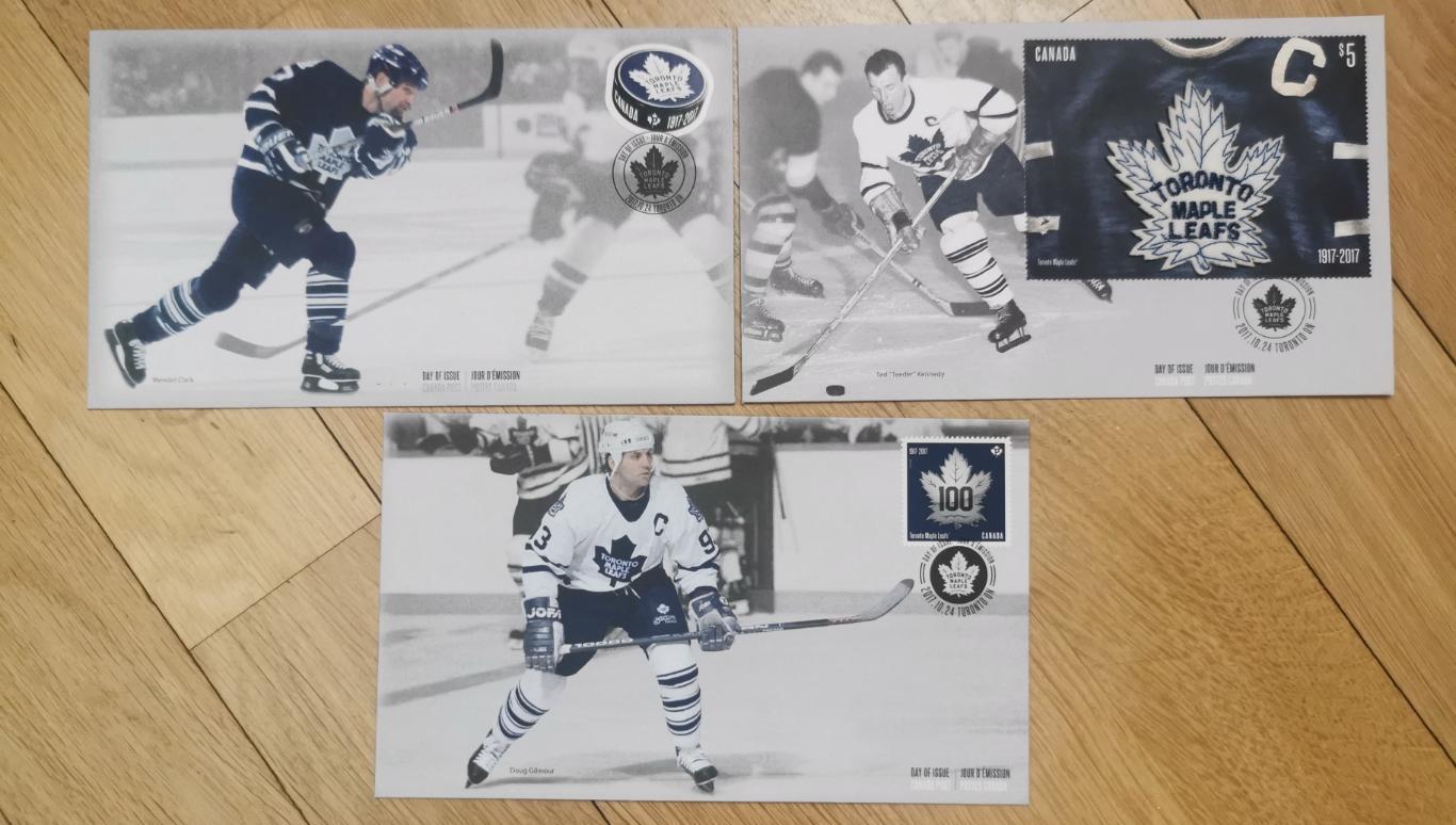 Конверты марки хоккей NHL НХЛ 3