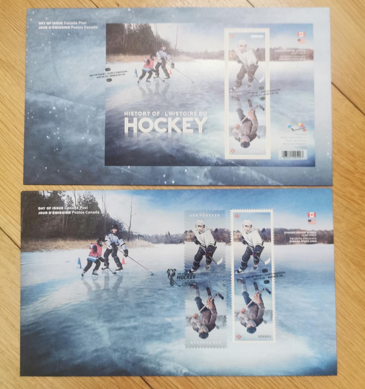 Конверты марки хоккей NHL НХЛ 4