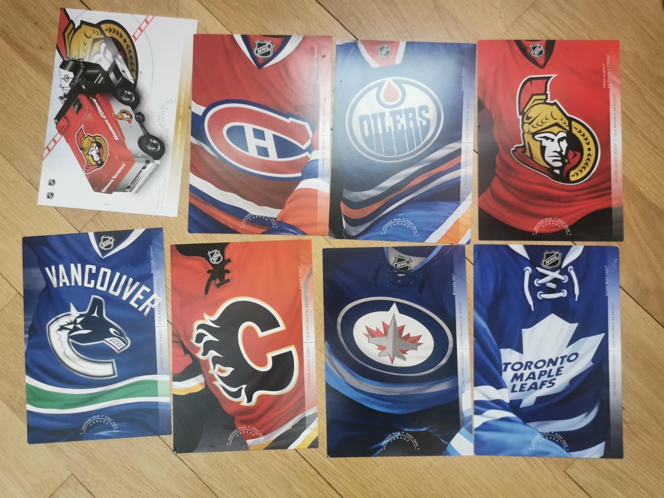 Конверты марки хоккей NHL НХЛ 7
