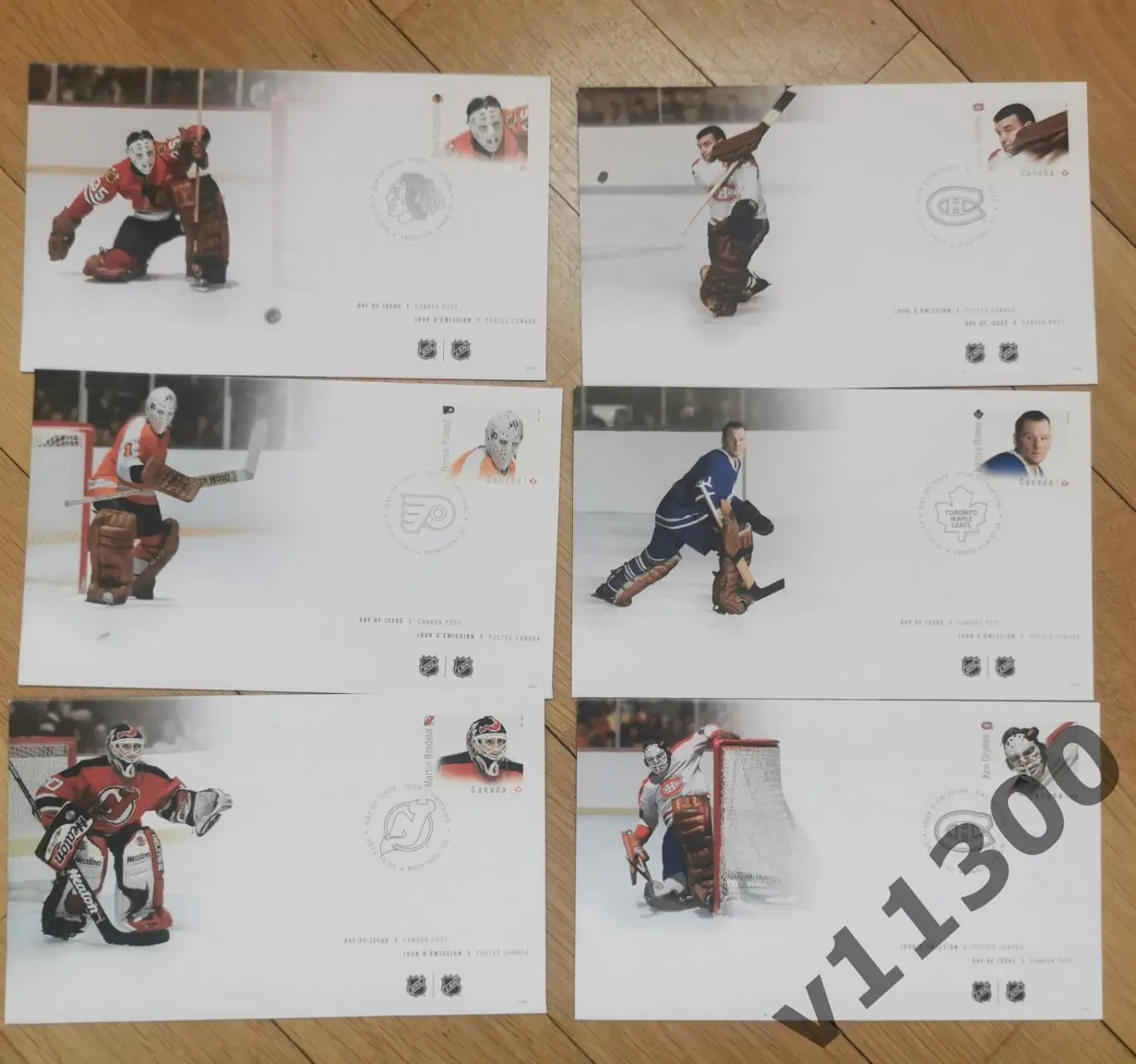 Марки хоккей НХЛ NHL 1