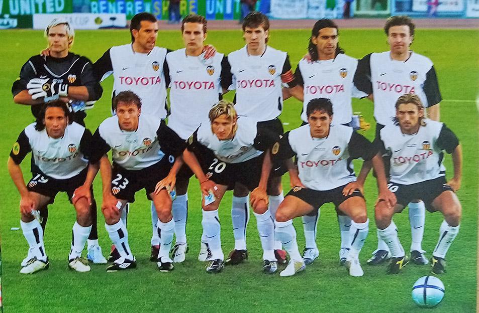poster FC Valencia from final match UEFA cup 2004