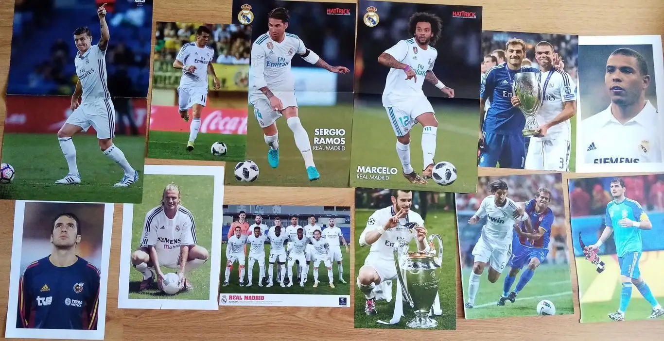 Real Madrid legends - lot of posters