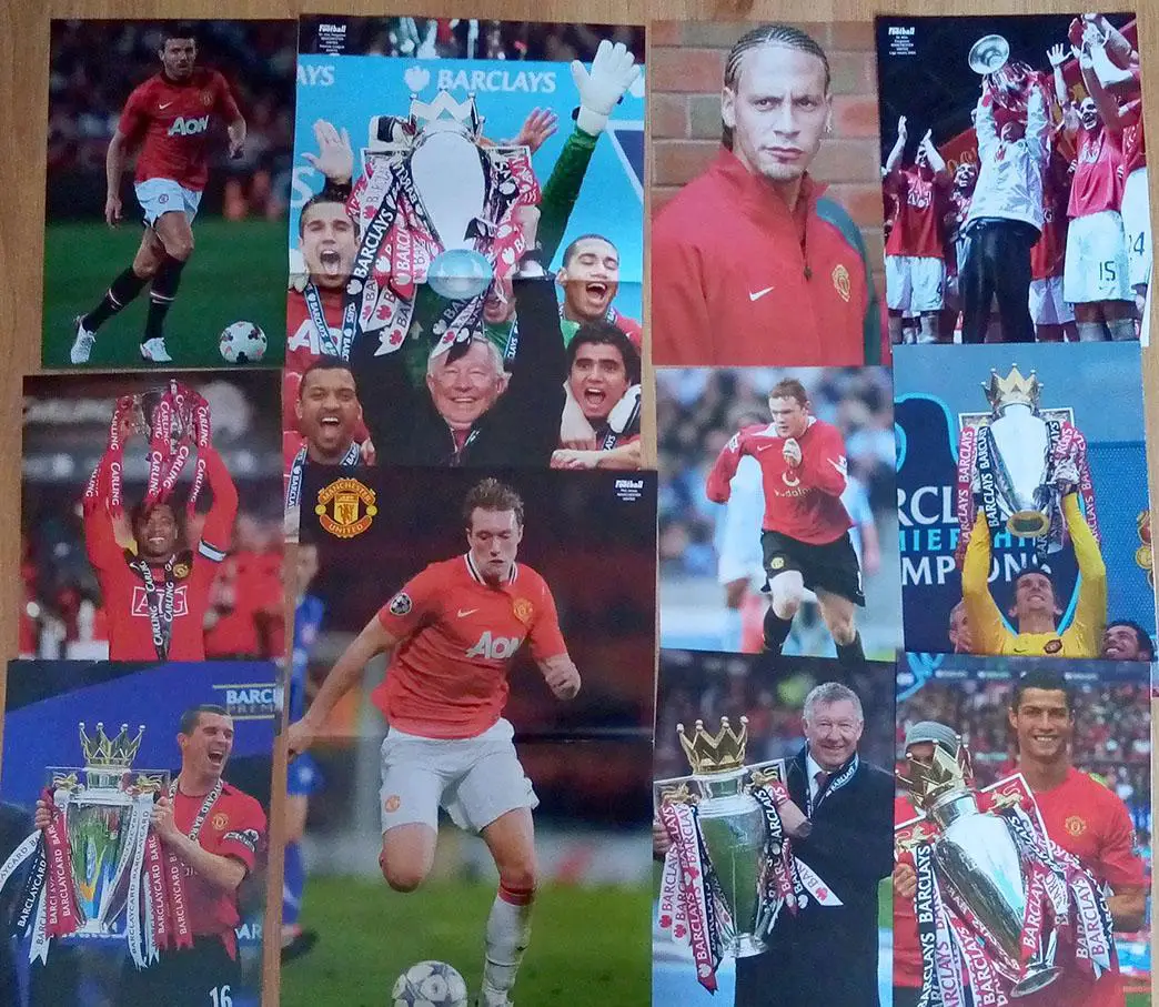 Manchester United legends - lot of posters