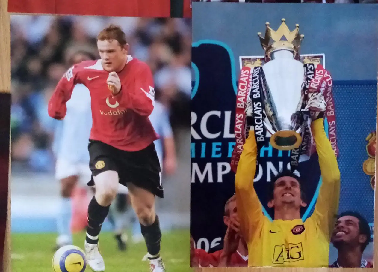 Manchester United legends - lot of posters 4