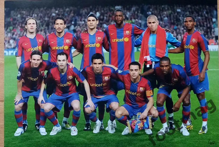 Poster FC Barcelona 2008