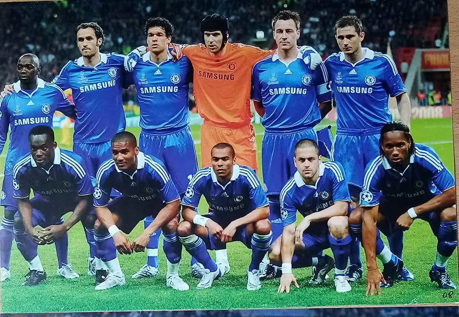Chelsea 2008 poster from final match CHL
