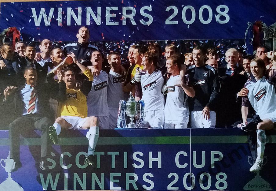 Glasgow Rangers 2008 poster