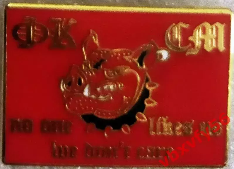 Значок Спартак Москва Кабан красный