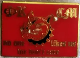 Значок Спартак Москва Кабан красный