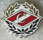 Значок ФК Спартак Москва Лавр Белый