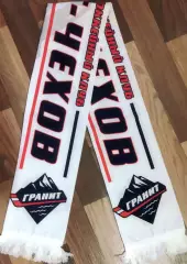 Гранит Чехов шарф шелк белый