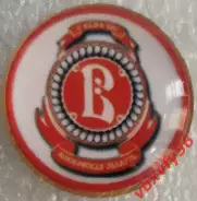 Значок Круг ВитязьПодольск Белая эмблема 1.5 на 1.5