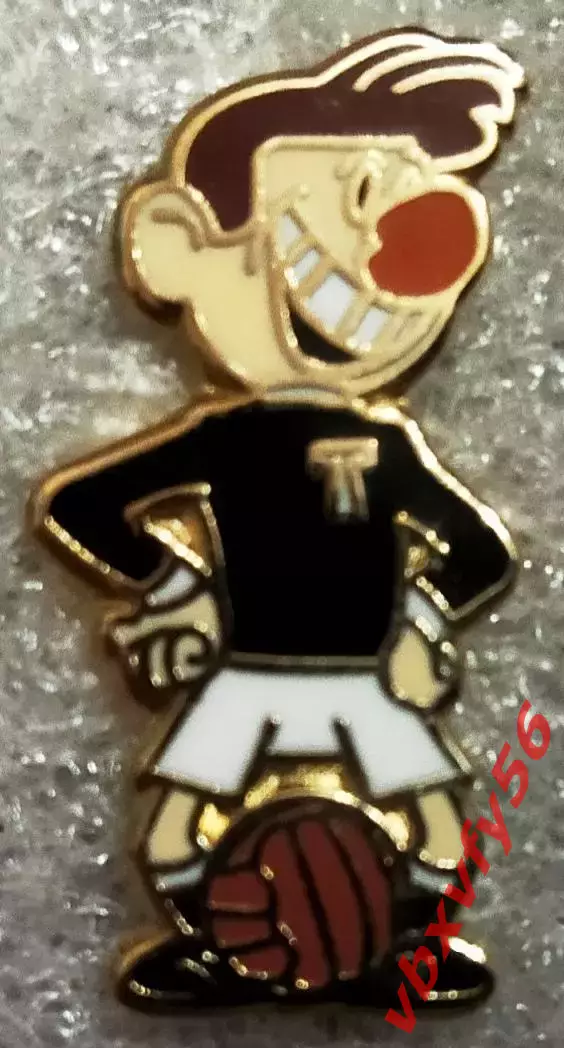 Значок ТОРПЕДОМосква из мультика Черный