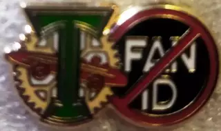 Значок ТОРПЕДОМосква Фан уйди черный