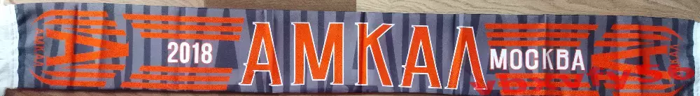 АМКАЛ Москва шарф шелк 1