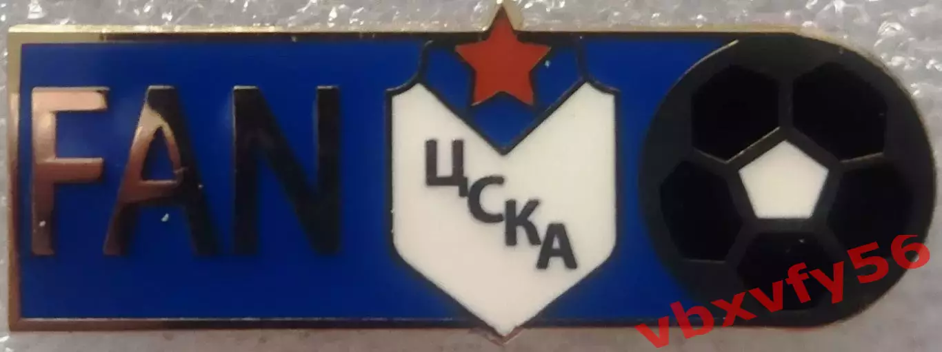Значок ЦСКА Москва FAN синий