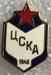 Значок ЦСКАМосква Эмблема хоккейная белая