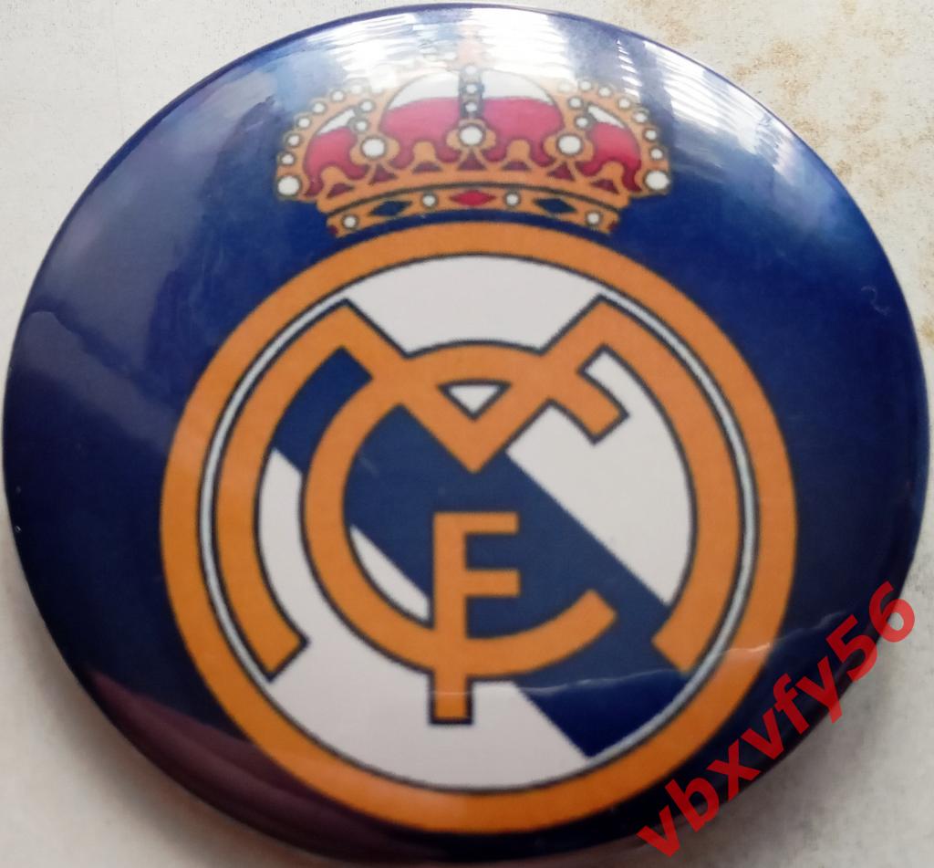 Значок Реал (Мадрд,Испания) футбол - закатный