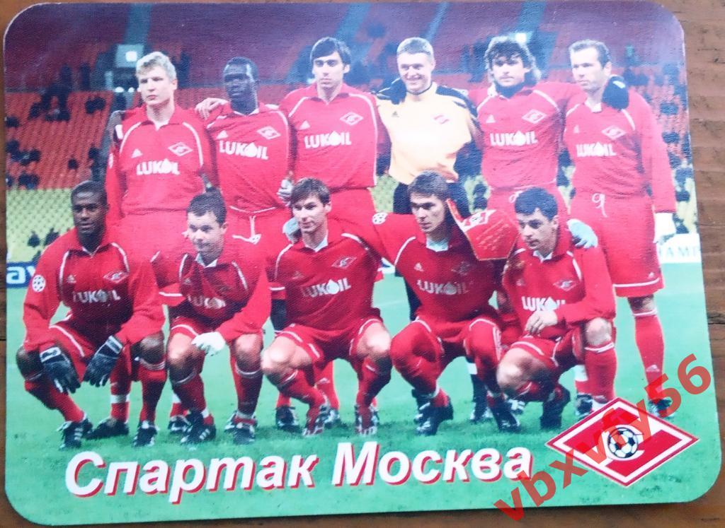 Спартак(Москва)- календарик-2002г. Красный