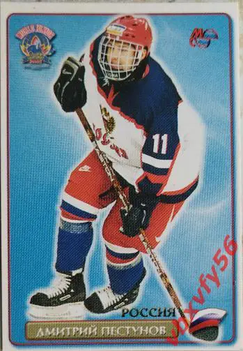 Карточка. Дмитрий Пестунов Чемпион Мира среди Молодежи 2003