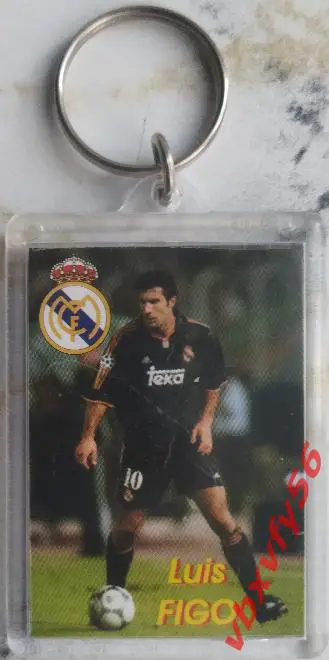 брелок Luis FIGO прямоугольник Луиш ФИГО 1