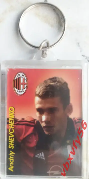брелок Андрей Шевченко прямоугольник