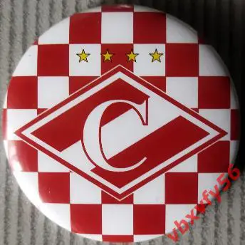 Значок Спартак Москва Круг закатный футболклетка