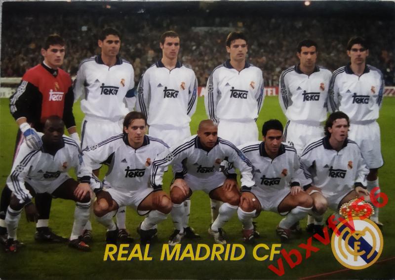 Открытка Реал Мадрид Испания (5)