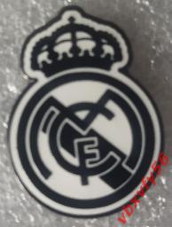 Значок Реал Мадрид чернобелая