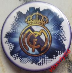 Значок Реал (Мадрид,Испания) футбол - закатный 2
