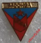Значок ЦСКА Москва Треугольник красный