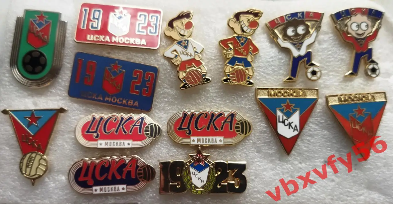 Значоки ЦСКА Москва 14 штук по 400 каждый №2