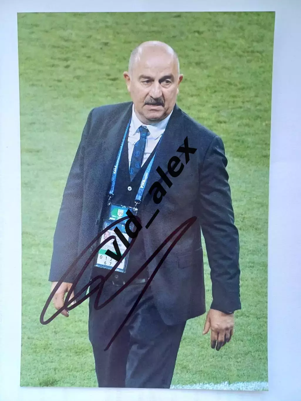 Автограф Станислава Черчесова