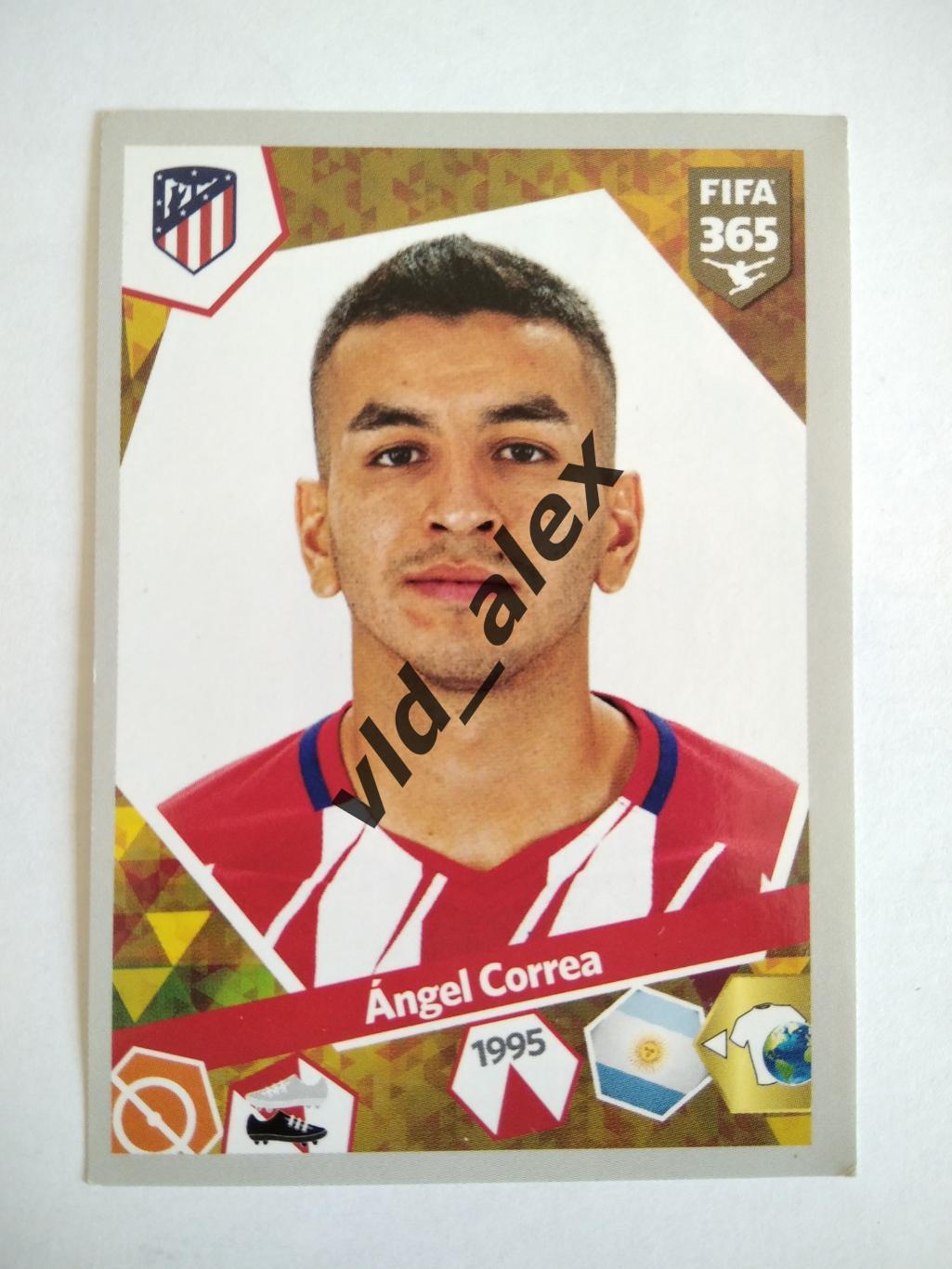 №169 Анхель Корреа Panini FIFA 365 2018