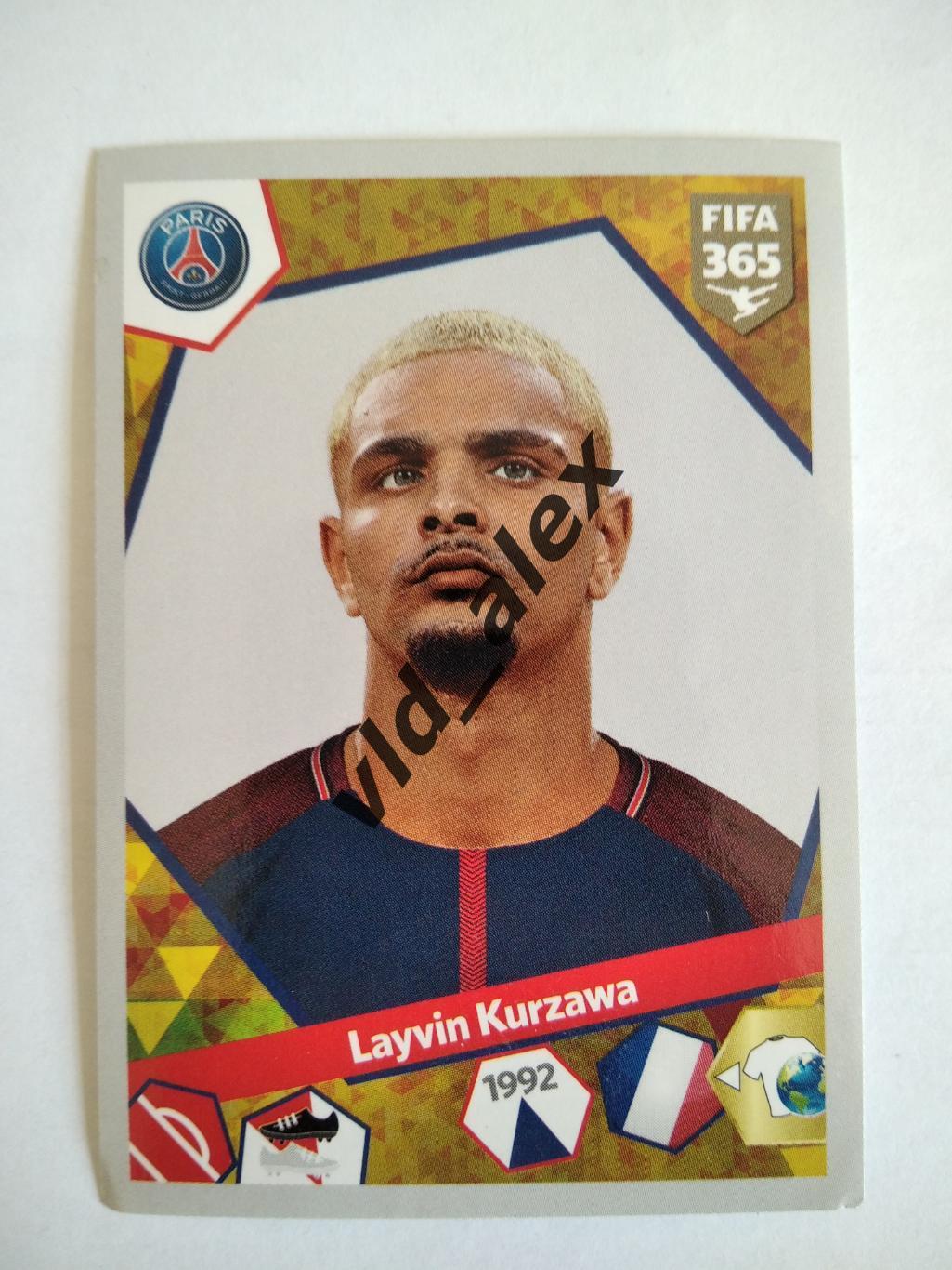 №239 Лейвин Кюрзава Panini FIFA 365 2018