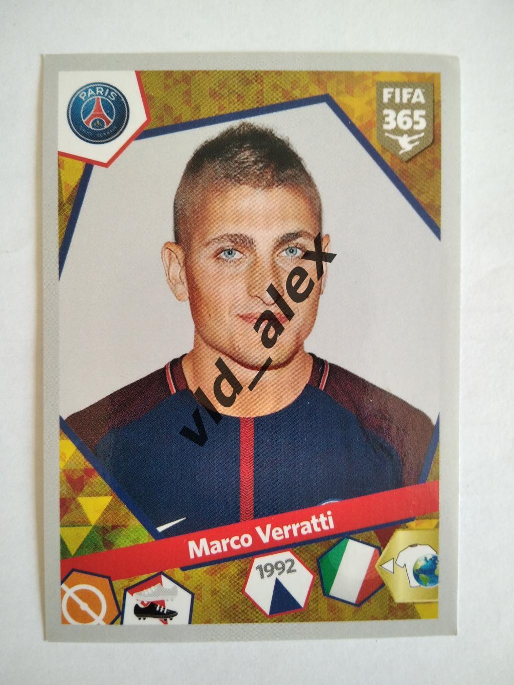 №244 Марко Веррати Panini FIFA 365 2018