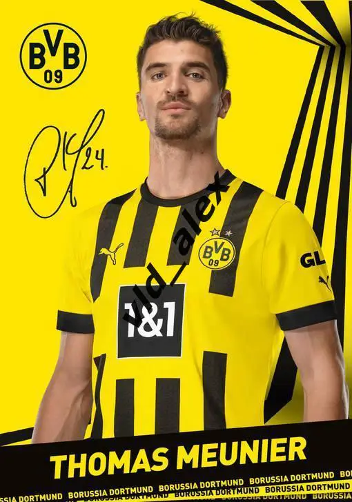 Автограф Томаса Менье (Боруссия Дортмунд)