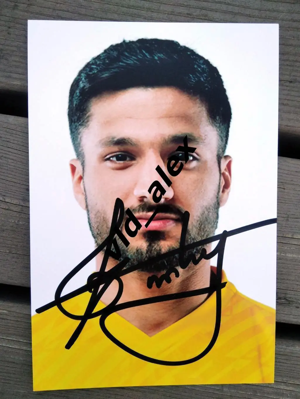 Автограф Мохаммада Мохеби (Ростов)