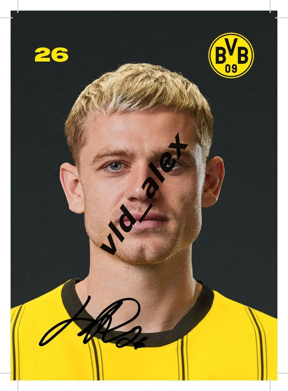 Автограф Юлиана Рюерсона (Боруссия Дортмунд)