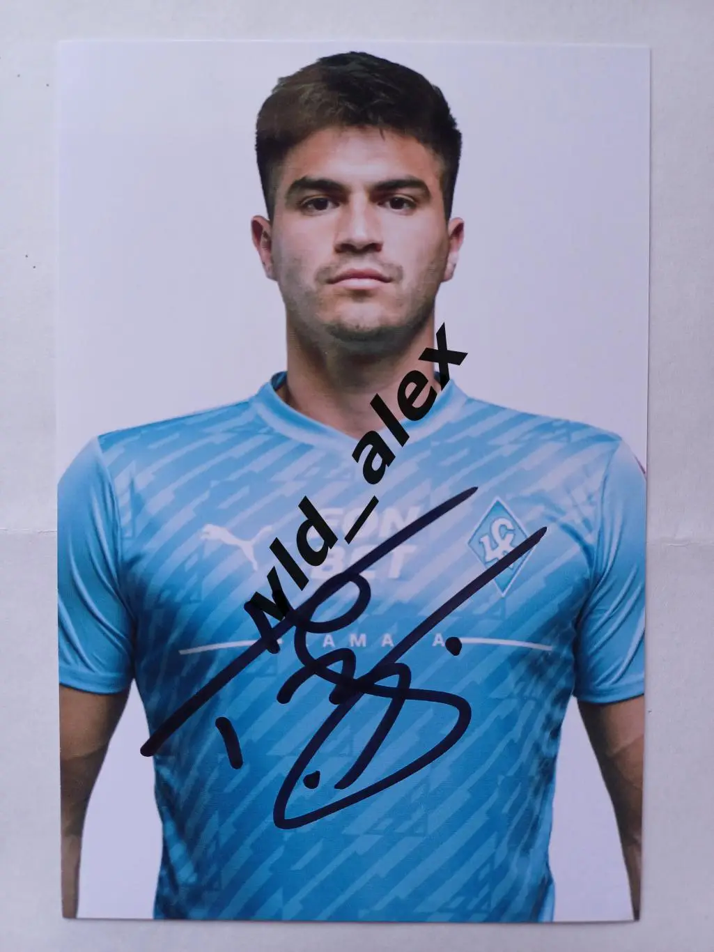 Автограф Томаса Галдамеса (Крылья Советов)