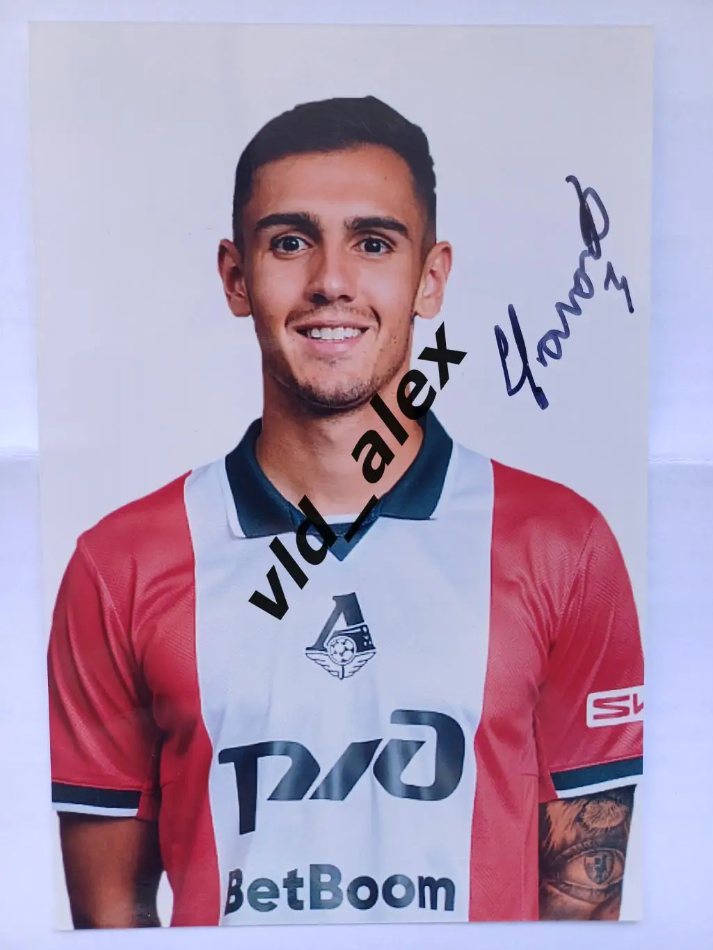 Автограф Лукаса Фассона (Локомотив)