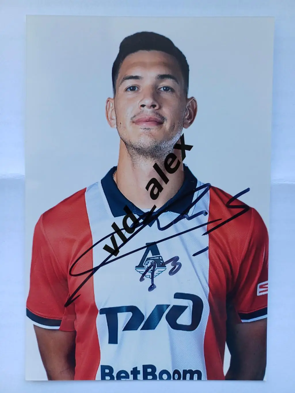 Автограф Сезара Монтеса (Локомотив)