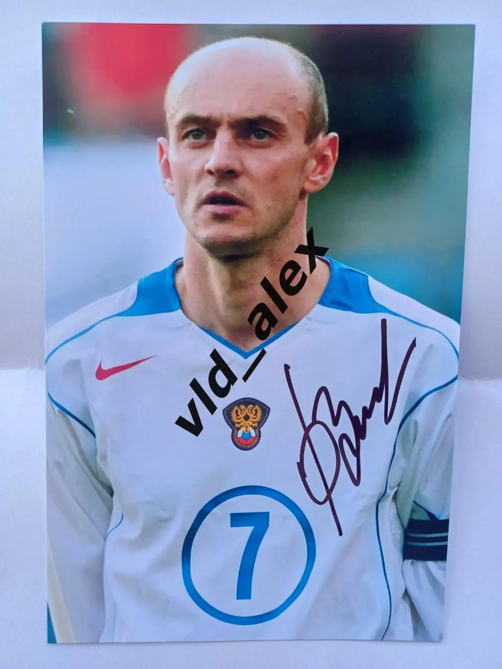 Автограф Виктора Онопко (сборная России)