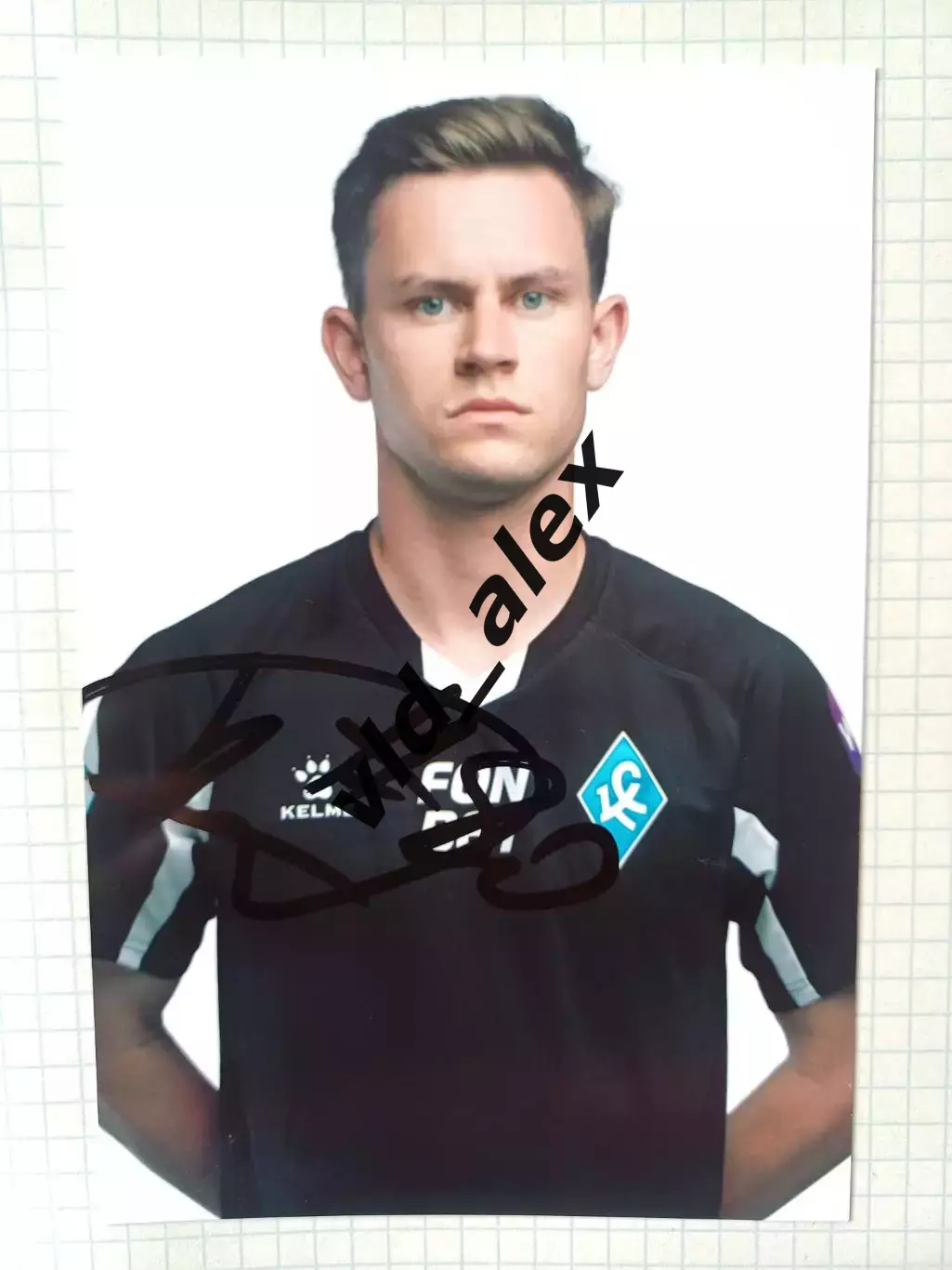 Автограф Никиты Кокарева (Крылья Советов)