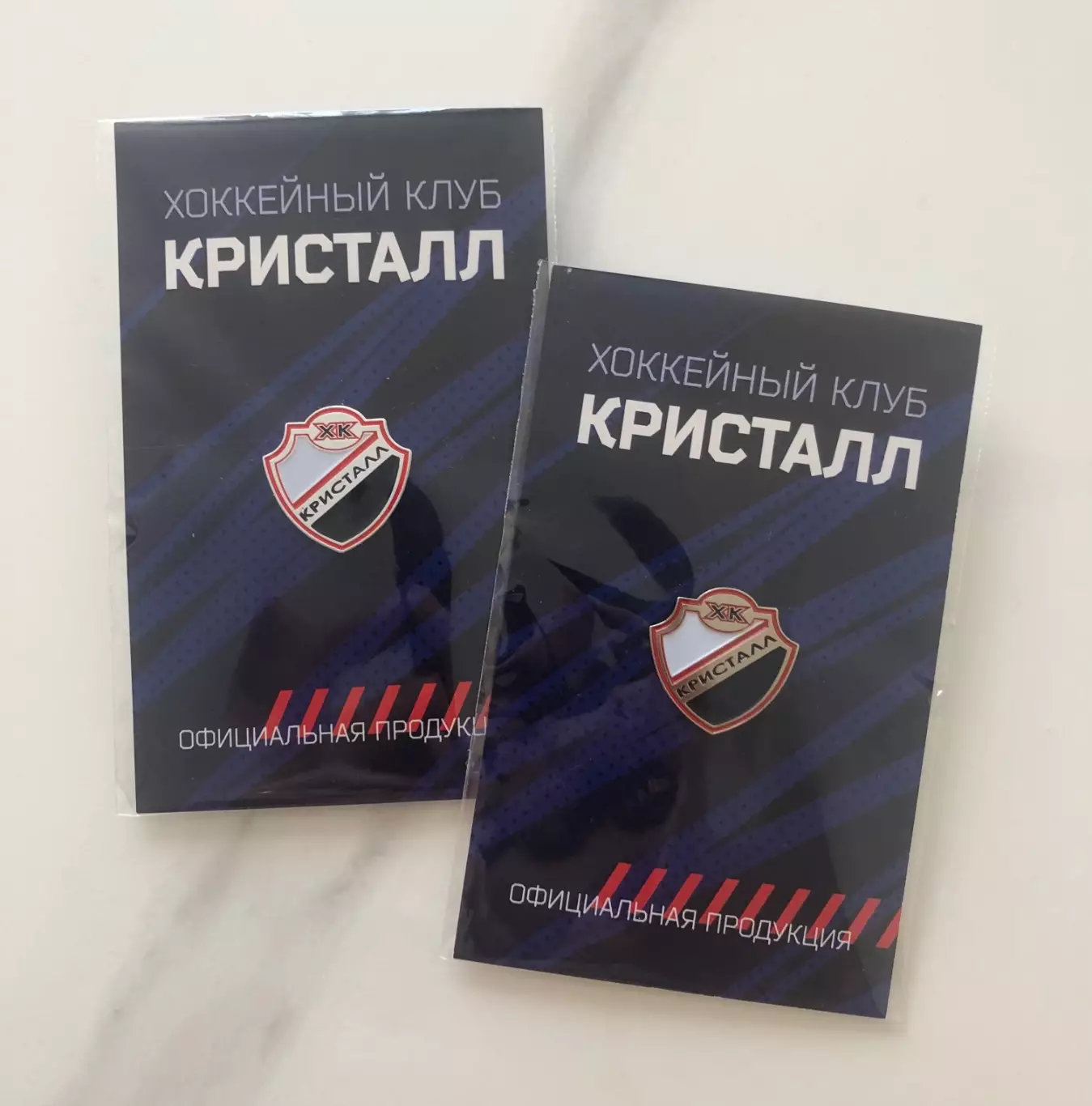 Официальный значок ХК Кристалл (г.Саратов)