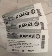 Билет ФК КАМАЗ - ФК Черноморец (Новороссийск) 2026г.