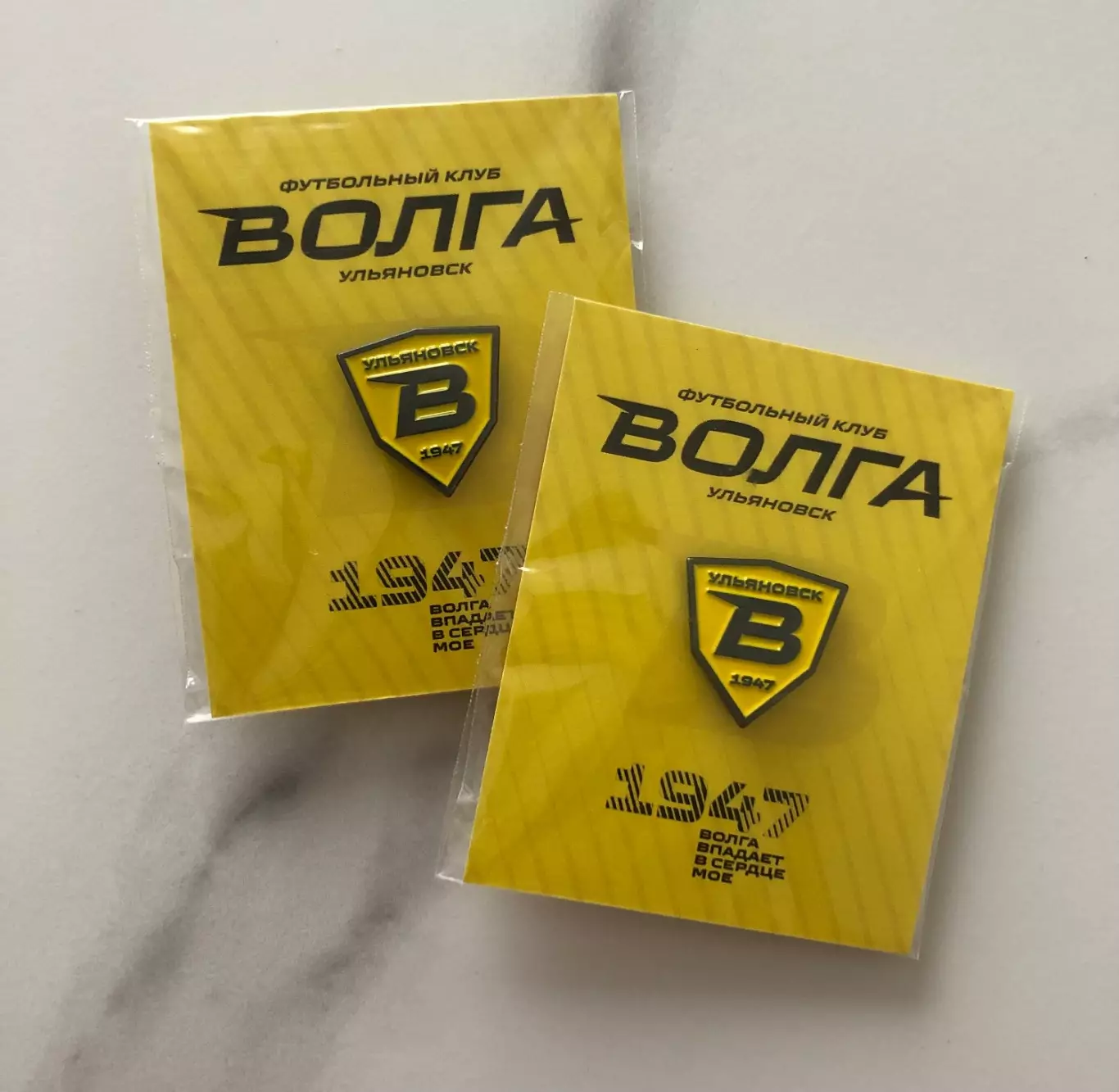 Официальный значок ФК Волга г.Ульяновск 1