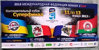 Билет Континентальный Кубок Суперфинал 11-13.2013 Донецк