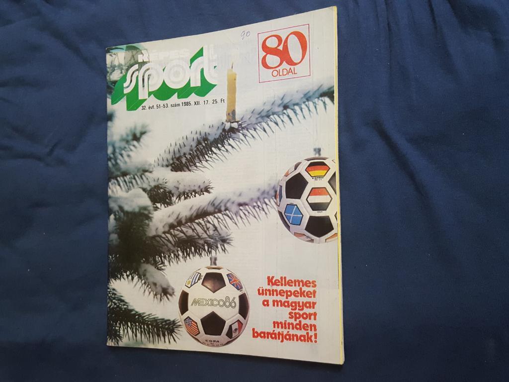 Венгерский журнал ,,Кепеш спорт,, 1985г